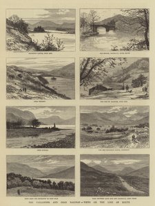 El ferrocarril de Callander y Oban, vistas en la línea de la ruta de William Henry James Boot