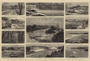 El parque internacional propuesto en las Cataratas del Niágara, condición actual del vecindario