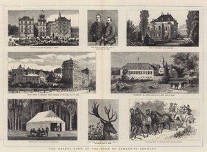 La reciente visita del Duque de Albany a Alemania