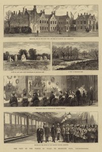 La visita del Príncipe de Gales a Bradgate Park, Leicestershire