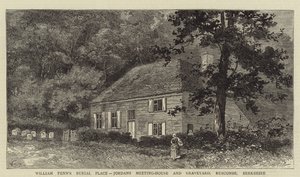 Lugar de Entierro de William Penn, Casa de Reuniones y Cementerio de Jordans, Ruscombe, Berkshire de William Henry James Boot