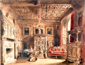 Un Interior Tudor de William Henry Lake Price