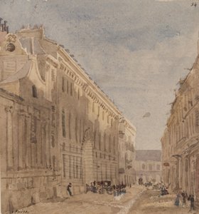 Inicio de los establos reales, París, c.1828