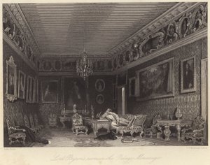 La habitación de Lord Byron en el Palazzo Mocenigo de William Henry Lake Price