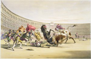 El picador en peligro, 1865 de William Henry Lake Price