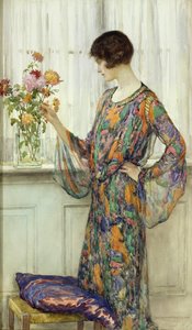 Arreglando flores