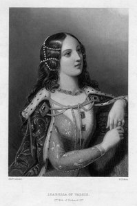 Isabel de Valois, segunda esposa de Ricardo II, c1860 de William Henry Mote