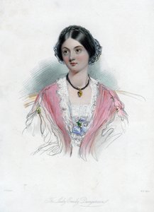 Lady Emily Dungarvon, siglo XIX de William Henry Mote