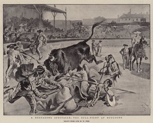 Un espectáculo degradante, la corrida de toros en Boulogne de William Henry Pike