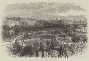 Jardines en el Malecón del Támesis de William Henry Pike