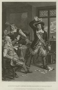 El Gobernador Stuyvesant destruyendo la citación para rendir Nueva York, 1664 de William Henry Powell