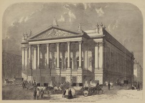 La Nueva Casa de la Ópera Real Italiana, Covent Garden, Edmund Barry, Arquitecto