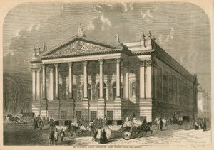 La nueva Casa de Ópera Italiana, Covent Garden, Londres de William Henry Prior