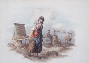 Fabricante de ladrillos, 1808 de William Henry Pyne