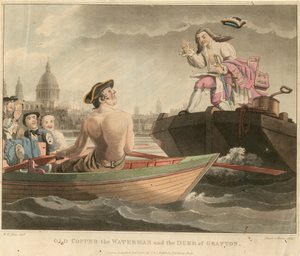Old Copper el Aguador y el Duque de Grafton de William Henry Pyne