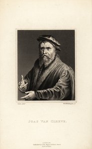 Retrato de Joos van Cleve, pintor activo en Amberes, circa 1485-1540 de William Henry Worthington