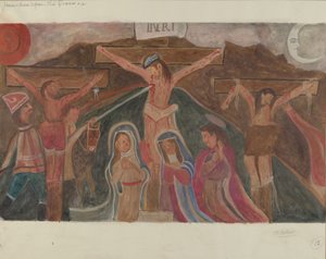 Estación de la Cruz No. 12: Jesús Muere en la Cruz, c. 1936 de William Herbert