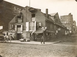 Muelle de la Calle Race, Avenida Delaware en la Calle Race, 1867 de William Herman Rau