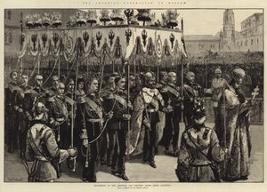 Procesión del Emperador y la Emperatriz (grabado) de William Heysham (after) Overend