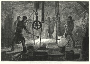 La Forja del Ancla (grabado) de William Heysham (after) Overend