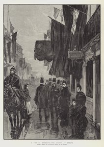 Una ciudad de luto, las calles de Berlín de William Heysham Overend