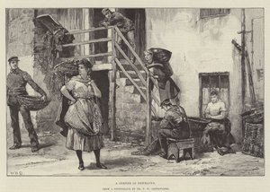 Un rincón en Newhaven de William Heysham Overend