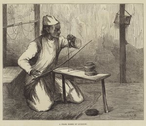 Un perforador de perlas de Lucknow de William Heysham Overend