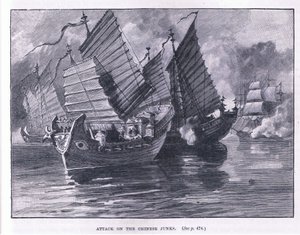 Ataque a los juncos chinos AD 1841