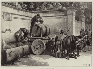 Fuente en Cintra, cerca de Lisboa