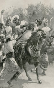 Saqueadores Mahratta en una expedición de incursión de William Heysham Overend