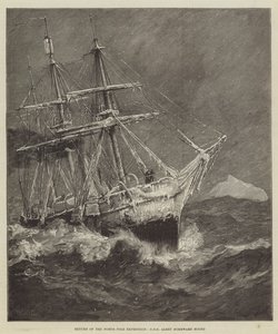 Regreso de la Expedición al Polo Norte, HMS Alert de vuelta a casa de William Heysham Overend