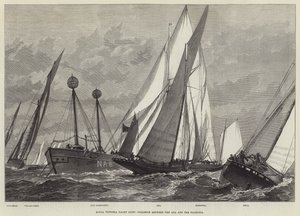 Royal Victoria Yacht Club, Colisión entre el Ada y el Florinda de William Heysham Overend