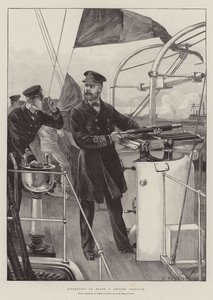 Señalización a bordo de un acorazado británico