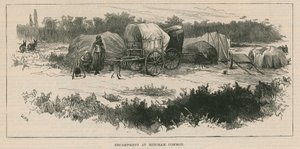 Bocetos de la vida gitana; Campamento en Mitcham Common de William Heysham Overend
