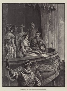 Visita de Estado de la Reina y el Príncipe Consorte a la Ópera de William Heysham Overend