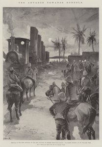 El avance hacia Dongola de William Heysham Overend