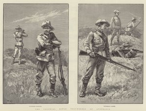 Los voluntarios de fusileros coloniales de Australia de William Heysham Overend