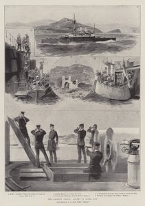 La crisis oriental, escenas en la bahía de Canea de William Heysham Overend