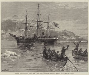 Expedición Ártica Eira, rescate del Sr. B Leigh Smith y la tripulación en el estrecho de Matotchkin, Nova Zembla