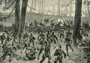 El Ataque Final en el Spingawi Khotal, 1901 de William Heysham Overend