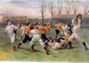 El partido de fútbol, 1890