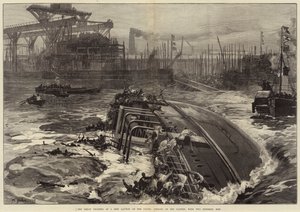 El Gran Desastre en el Lanzamiento de un Barco en el Clyde, hundimiento del Daphne, con Doscientos Hombres