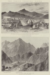 El levantamiento de la frontera india de William Heysham Overend