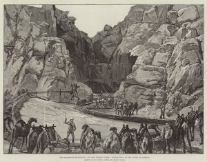 La Expedición de Jartum, en la Marcha del Desierto, Pozo Inferior en los Pozos de Gakdul