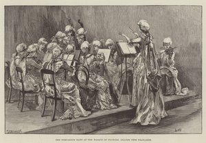 La banda Pompadour en el Masque of Flowers, Grande Fête Française