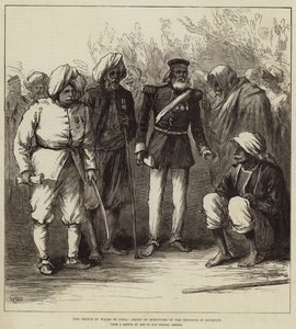 El Príncipe de Gales en India, Grupo de Supervivientes de la Defensa de Lucknow de William Heysham Overend