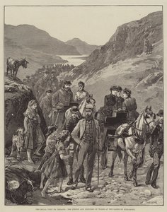 La Visita Real a Irlanda, el Príncipe y la Princesa de Gales en los Lagos de Killarney