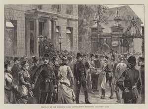 La corrida en el Banco Birkbeck, Southampton Buildings, Chancery Lane de William Heysham Overend