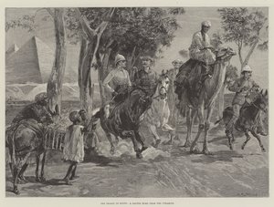 La temporada en Egipto, un galope de regreso desde las pirámides de William Heysham Overend
