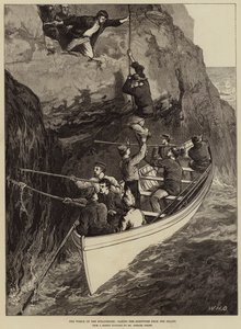 El naufragio del Strathmore, rescatando a los sobrevivientes de la isla